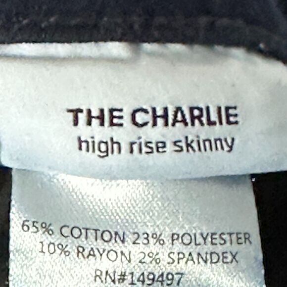 Joe's Jeans The Charlie High Rise Skinny Blue Jean - Picture 3 of 11